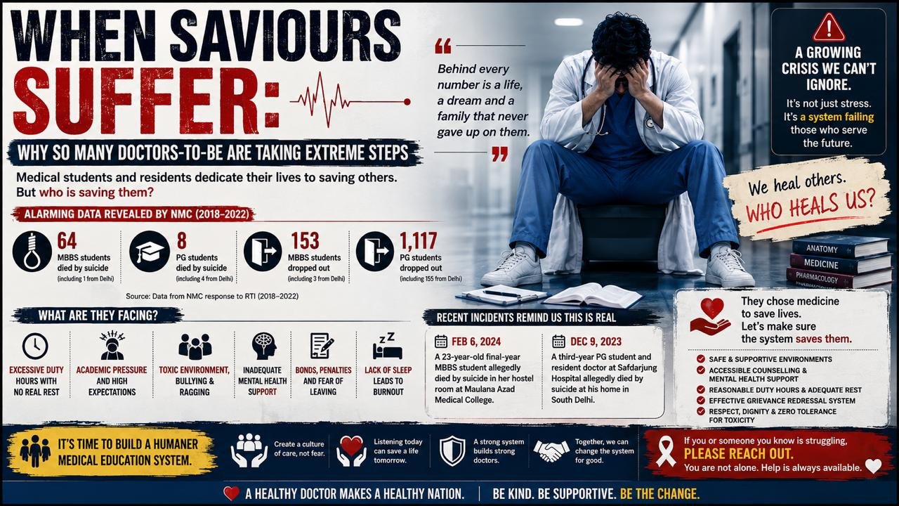 When Saviours Suffer: Why So Many Doctors-to-Be Are Taking Extreme Steps
