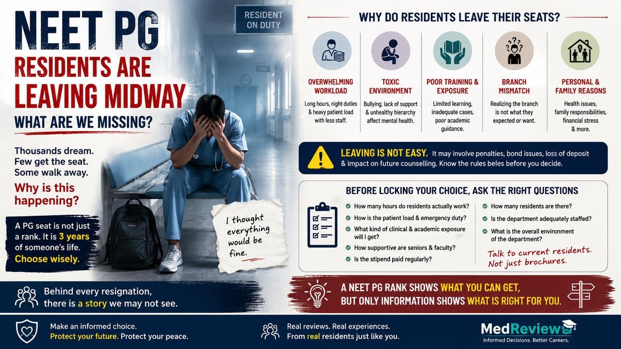 NEET PG Residents Leaving Their Seats Midway: What Are We Missing?